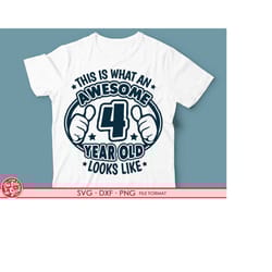 turning 4 year old svg, 4th birthday svg shirt svg, 4th birthday png, svg, dxf clipart files. 4th birthday shirt decal p