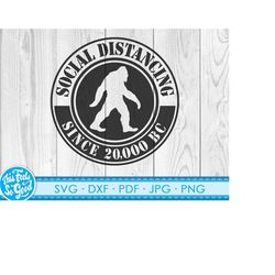 funny bigfoot social distancing svg self quarantine master svg cut files, funny social distancing svg bigfoot pandemic c