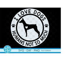 funny doberman pinscher svg dog files for cricut. silhouette dog png, svg, dxf clipart files. doberman pinscher svg, dxf