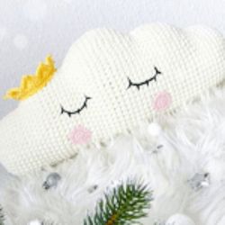 cute cloudy crochet pattern, cloudy keychain,crochet patterns, english pdf, digital download,