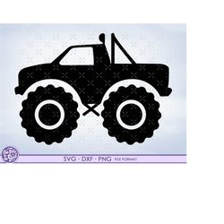 monster truck svg file, monster truck png, dxf, svg for cricut