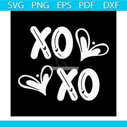 xo xo and heart svg, valentine svg, xo xo svg, heart svg, happy valentine svg, cute valentine svg, valentine gift svg