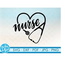 Nurse svg png, stethoscope SVG PNG, svg of Nurse, nursing Cut File For Cricut, Silhouette Machines Svg, Jpg Png, Pdf, Ep