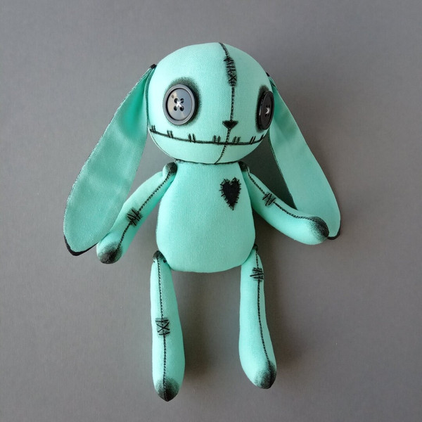 mint-bunny-toy-handmade
