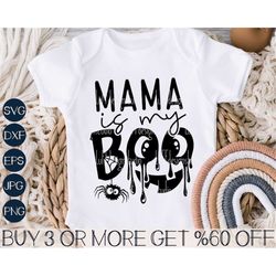 kids halloween svg, mama is my boo svg, pumpkin face svg, funny baby halloween png, spider, files for cricut, sublimatio