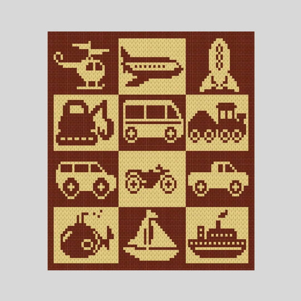 loop-yarn-finger-knitted-vehicles-blanket-3