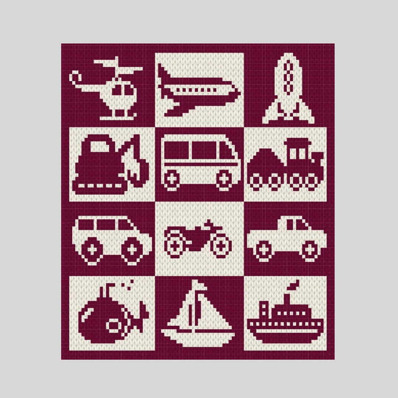 loop-yarn-finger-knitted-vehicles-blanket-4