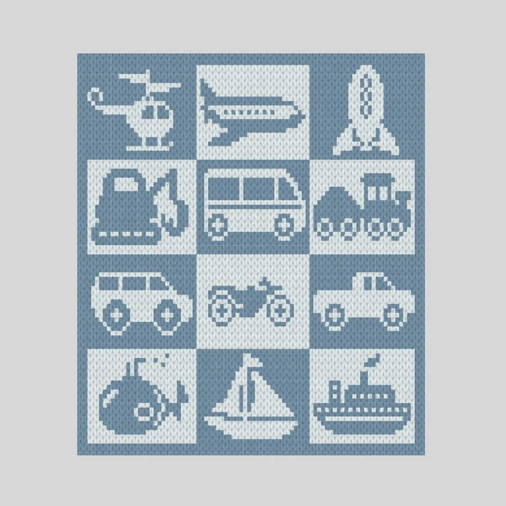 loop-yarn-finger-knitted-vehicles-blanket-5