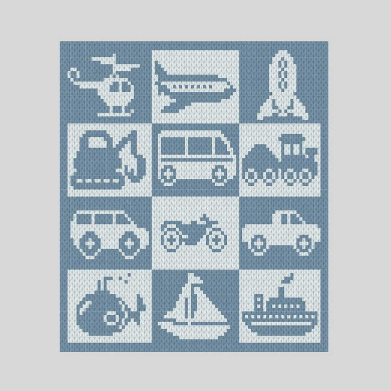 loop-yarn-finger-knitted-vehicles-blanket-5