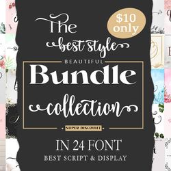 the best collection font bundle