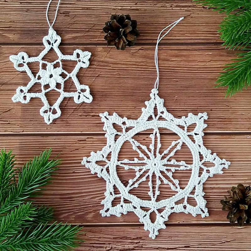 snowflake tree decorations patternjpg