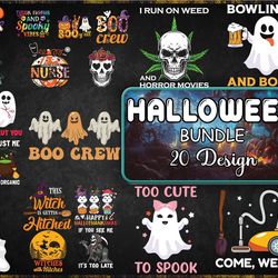 halloween bundle, 20 designs, heather roberts art bundle, halloween svg,