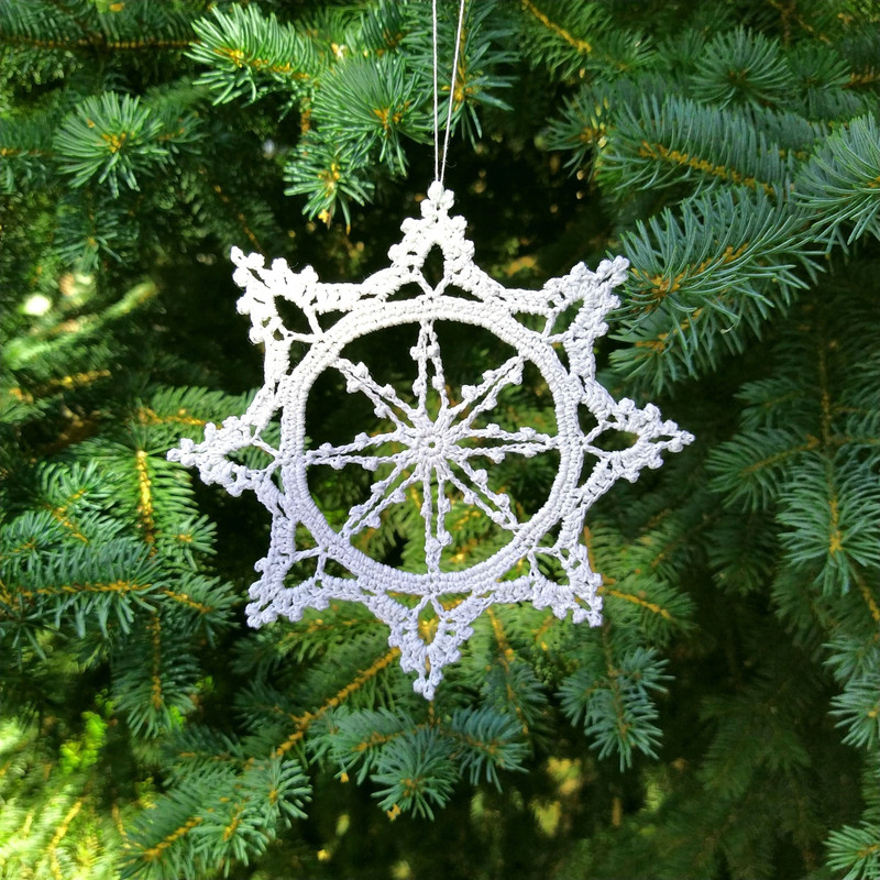 Christmas snowflake ornament patternjpg