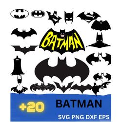 Bat svg dxf eps png , Superhero , Batman Bundle , Batman, Batman Cricut,  Batman Vector,Batman Logo ,Batman Mask