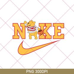 cute pooh nike png, sport pooh png, logo nike bear pooh png, sneaker logo nike pooh, disney nike, pooh just do it later