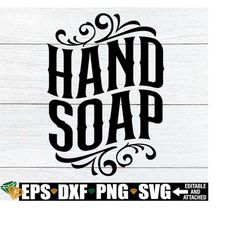 hand soap label svg png, label for hand soap dispenser svg png, soap label png svg, bathroom organization label svg png,