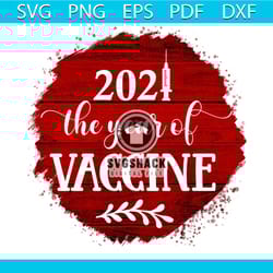 2021 the year of vaccine png, christmas png, christmas vaccine png