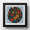 counted cross stitch pattern floral