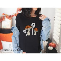 halloween shirt, fall shirt, ghost shirt, magic mushroom tshirt, pumpkin shirt, spooky season, halloween party, funny ha