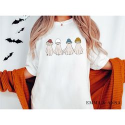 comfort colors ghost shirt, halloween shirt, halloween t-shirt, mushroom shirt, halloween party, fall shirt, pumpkin shi