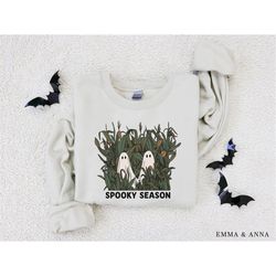 halloween sweatshirt, spooky season, ghost shirt, fall sweatshirt, halloween crewneck, funny ghost shirt, corn maze shir