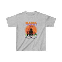 custom halloween shirt, halloween family shirt, personalized shirt, mama shirt, custom nana shirt, halloween shirt, litt