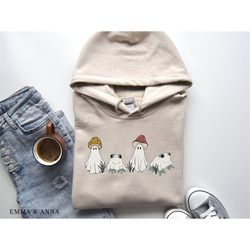 halloween hoodie, ghost hoodie, halloween sweater, toad sweatshirt, mushroom ghost shirt, frog shirt, froggy, ghost shir
