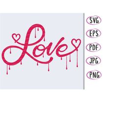 dripping love heart svg png, hand drawn love heart svg valentine day svg png, valentine's day, cricut cut files png for