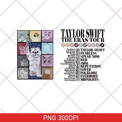 The Eras Tour Cat Tow-Sided PNG, Karma Is A Cat PNG, Swiftie PNG, Taylor Concerts PNG, Midnights Album PNG, Taylor Fans