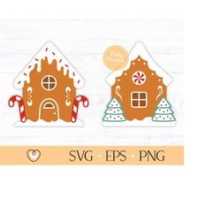 Gingerbread house svg, Christmas svg, svg files for cricut