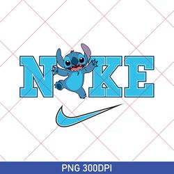 retro nike stitch png, sneaker stitch png, sport stitch png, stitch just do it later, disney nike logo, stitch disney