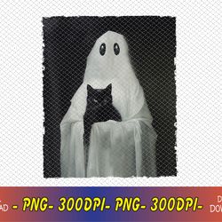 Halloween Black Cat Ghost Spooky Season Costume Svg, Eps, Png, Dxf, Digital Download