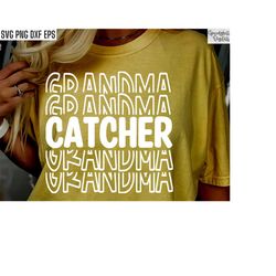 Catcher Grandma Svg | Baseball Shirt Pngs | Softball Tshirt Quotes | High School Baseball | Travel Baseball Svgs | Softb