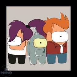 among us futurama svg, trending svg, among us svg, futurama svg, among us lovers svg, among us players svg, futurama lov
