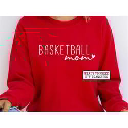 simple basketball mom dtf transfers, ready to press, t-shirt transfers, heat transfer, direct to film, sports transfers