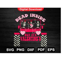 skeleton valentine off road design svg, dead inside but it's valentine's svg, 4x4 valentine's day, cricut, clipart, cut