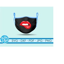 sexy lips face mask svg, biting lips svg, lips mask svg files for cricut. face mask svg, png, dxf files.lips face mask c