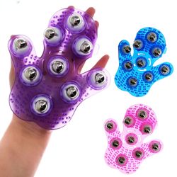 1pc Roller Ball Body Massage Glove Anti-Cellulite Muscle Pain Relief Relax Massager