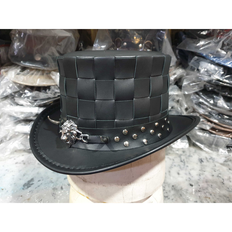 Lion King El Dorado Leather Top Hat 4jpg