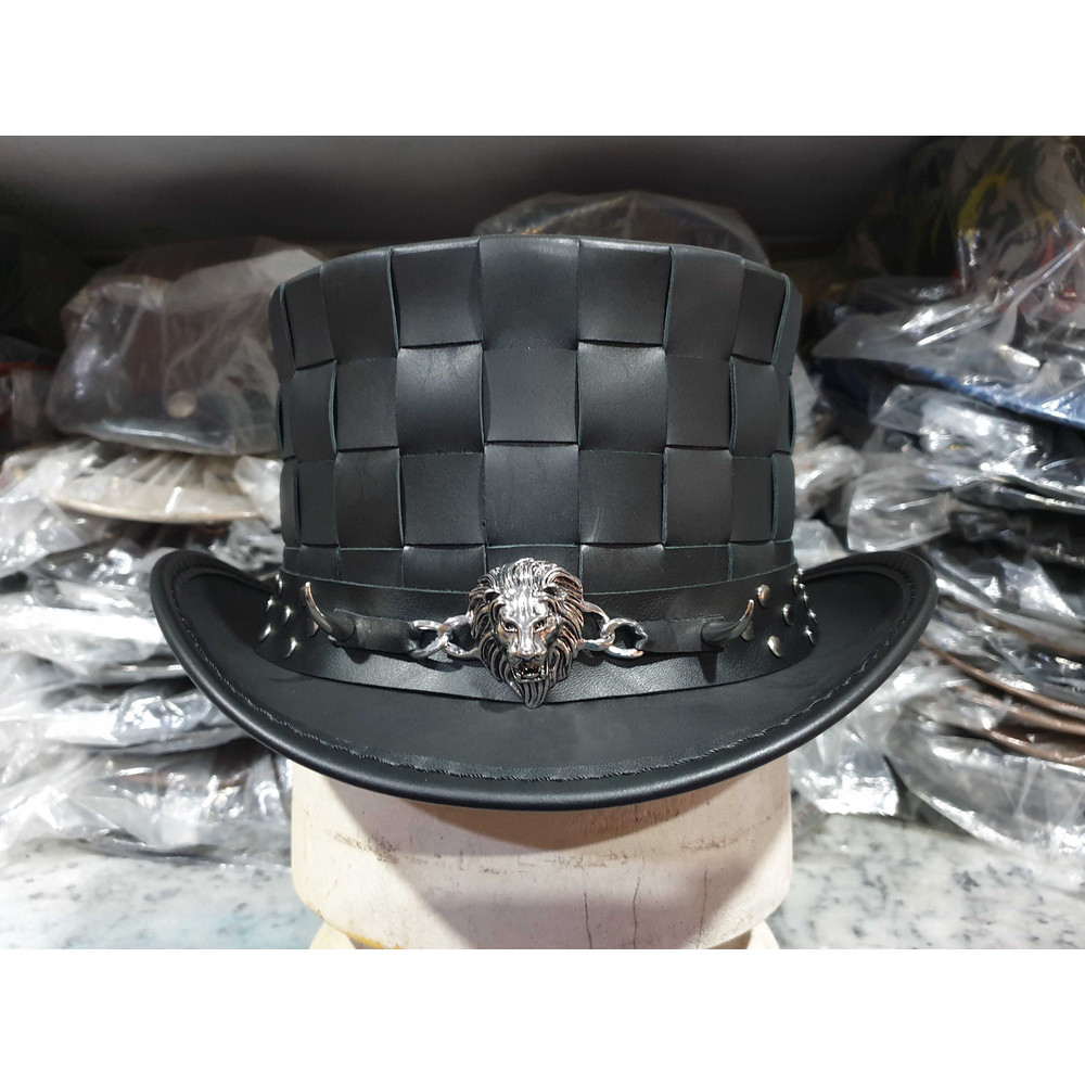Lion King El Dorado Leather Top Hat 6jpg