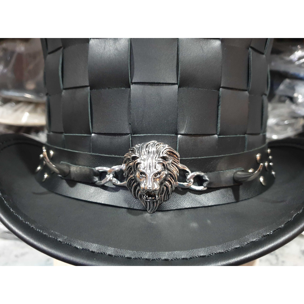 Lion King El Dorado Leather Top Hat 7jpg
