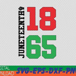 juneteenth 1865 proud black african american svg, eps, png, dxf, digital download