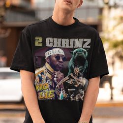 2 CHAINZ and TRAPPY TSHIRT, 2 Chainz Sweatshirt, Hiphop RnB R