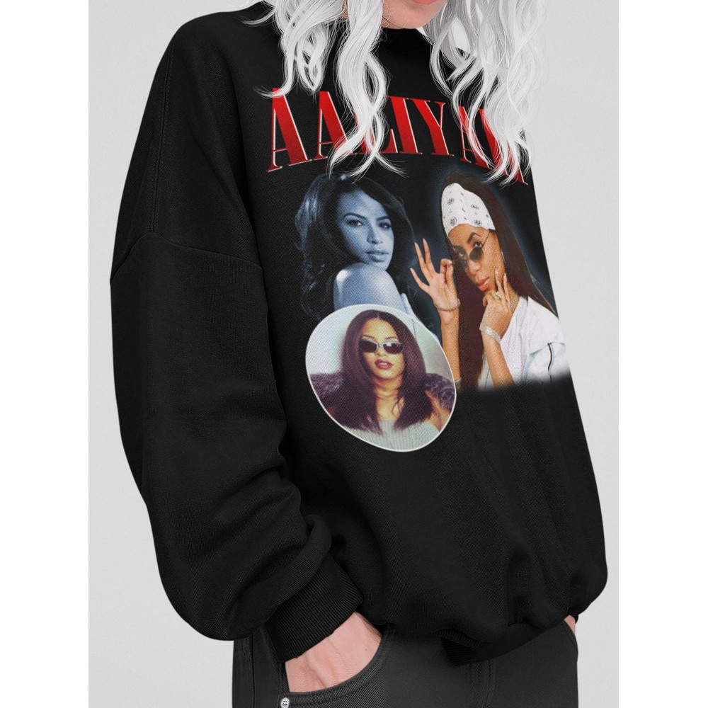 AALIYAH TSHIRT Aaliyah Sweatshirt Aaliyah Princess Of R&B Hiphop RnB Rapper T-Shirt Tshirt Shirt Tee Sweater Sweatshirt - 2.jpg