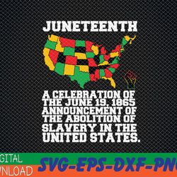 juneteenth celebrates black african american freedom history svg, eps, png, dxf, digital download