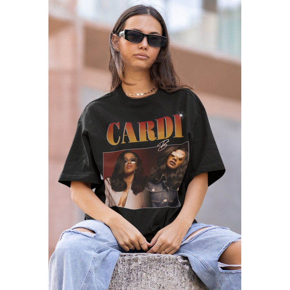 CARDI B TSHIRT Cardi B Sweatshirt Hiphop RnB Rapper T-Shirt Tshirt Shirt Tee Sweater Sweatshirt - 1.jpg