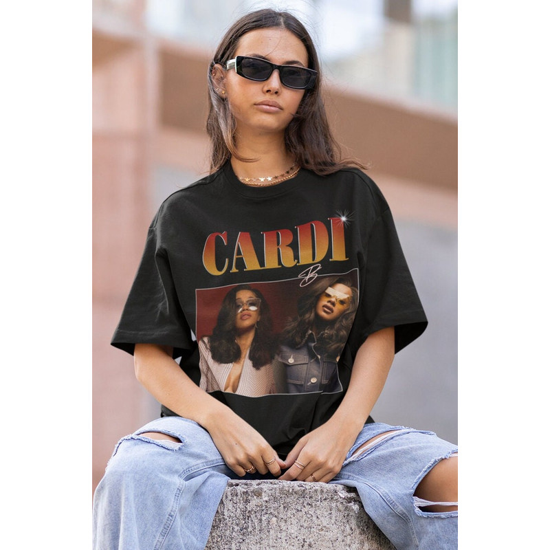 CARDI B TSHIRT Cardi B Sweatshirt Hiphop RnB Rapper T-Shirt Tshirt Shirt Tee Sweater Sweatshirt - 1.jpg