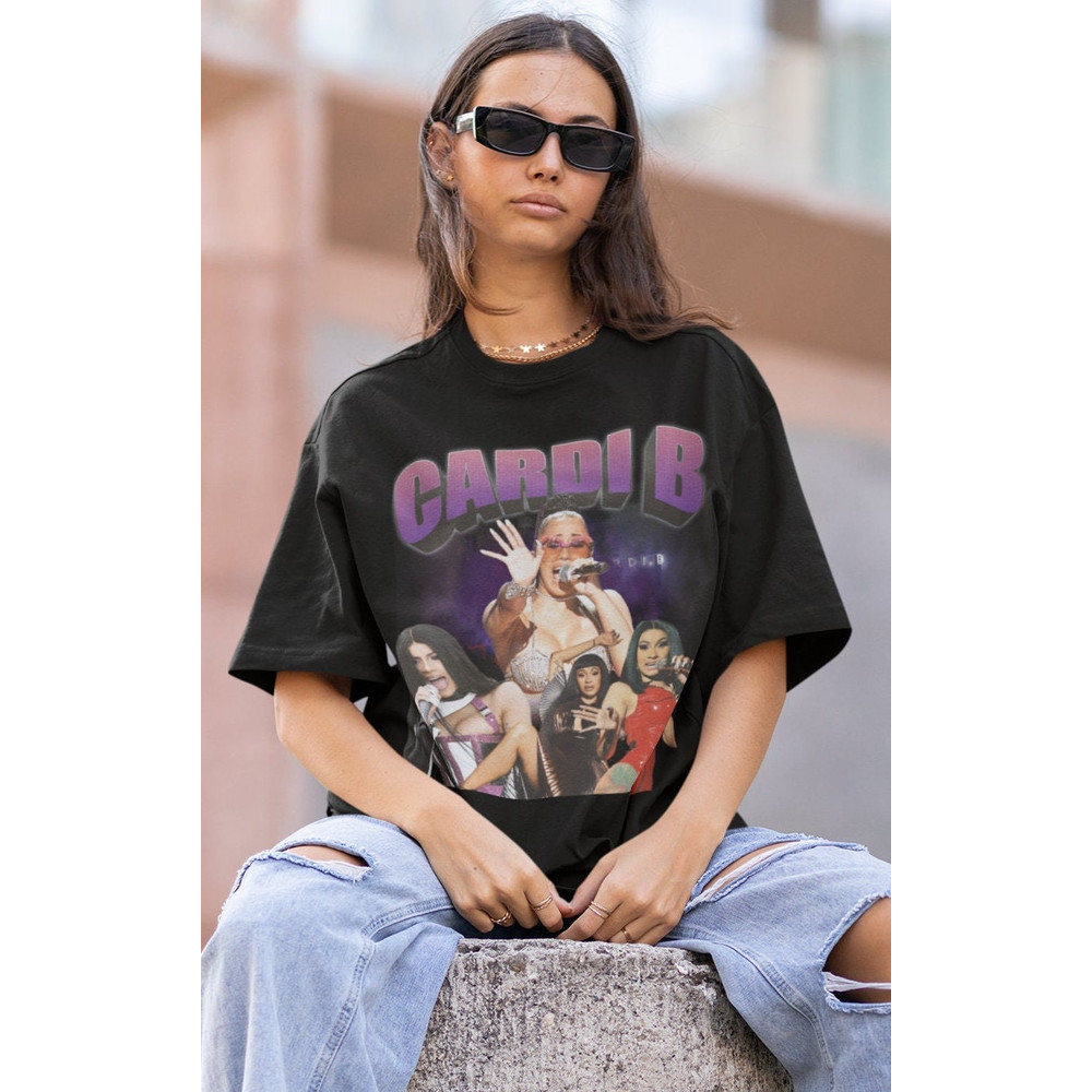 CARDI B TSHIRT Cardi B Sweatshirt Hiphop RnB Rapper T-Shirt Tshirt Shirt Tee Sweater Sweatshirt - 1.jpg