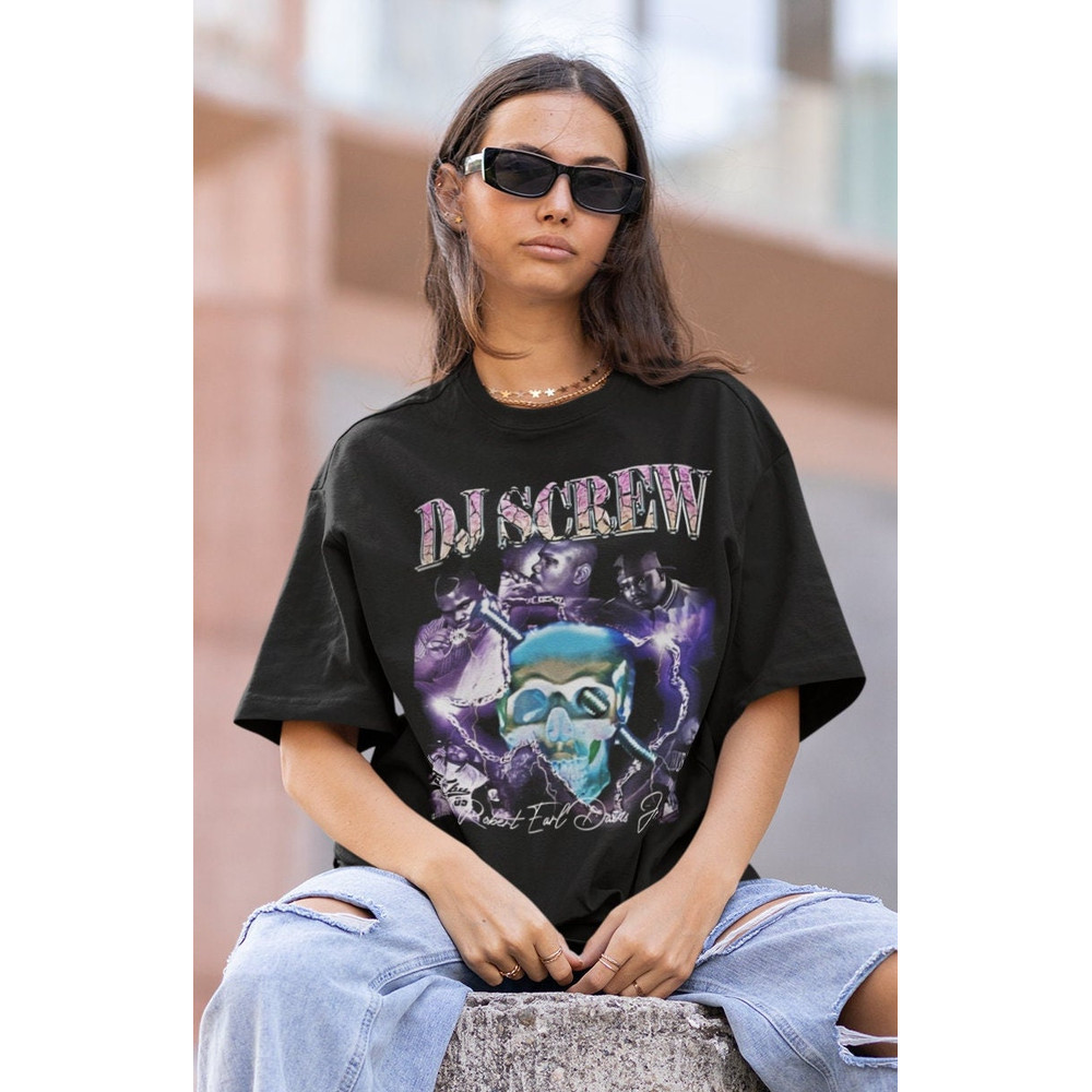 DJ SCREW Hiphop TShirt  Dj Screw Sweatshirt Vintage  Dj Screw Hip hop RnB Rapper Soul  Dj Screw American Rapper Shirt - 1.jpg