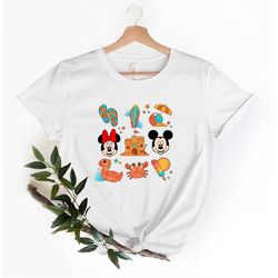 disney summer shirt, mickey minnie mouse beach shirt, summer magic mouse shirt, family under the sea shirt, family summ,